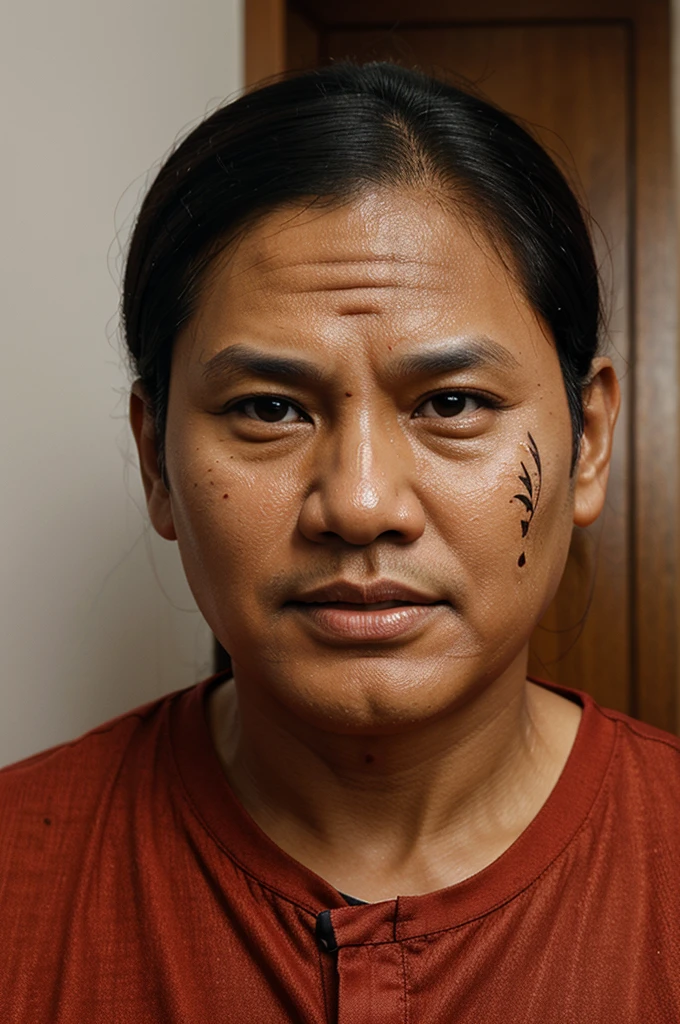 prabowo face art realistic