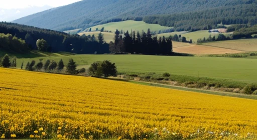 ((best qualityer)), ((work of art)), (detailded), 1 crier uma paisagem de montanhas de grama altas with a field bem bonitas com um aol (comely)with a field (opened)