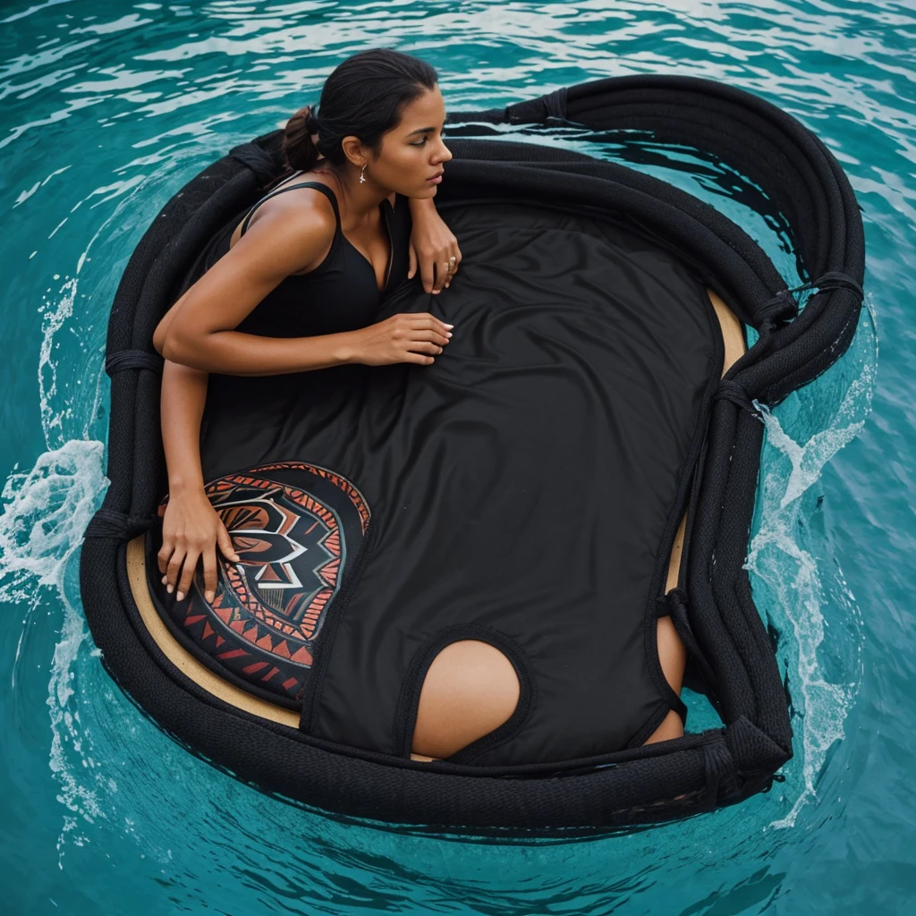 Indigenous hollow internally, big fit ass, black panther hunting inside, woman floating in the center