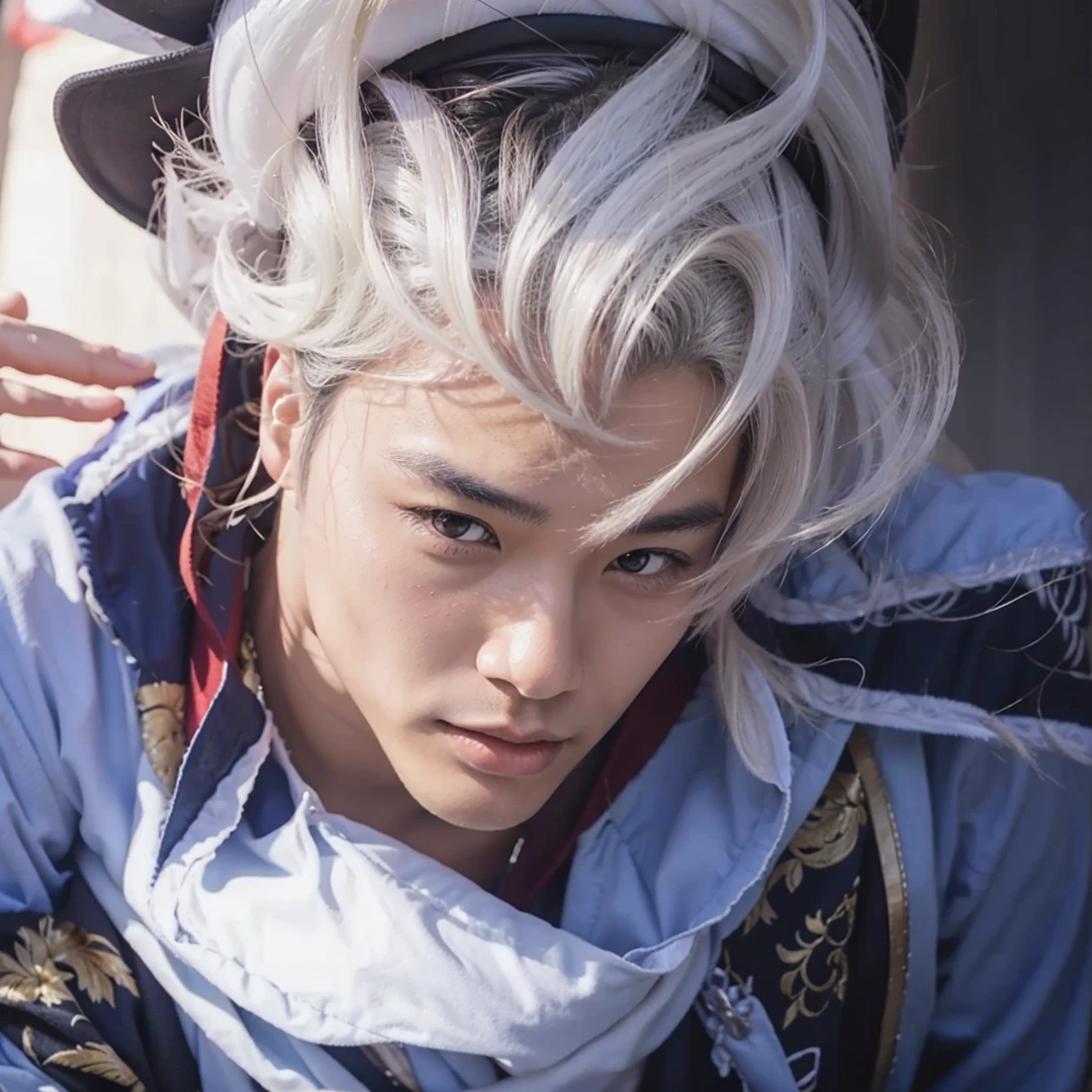 Handsome asian man