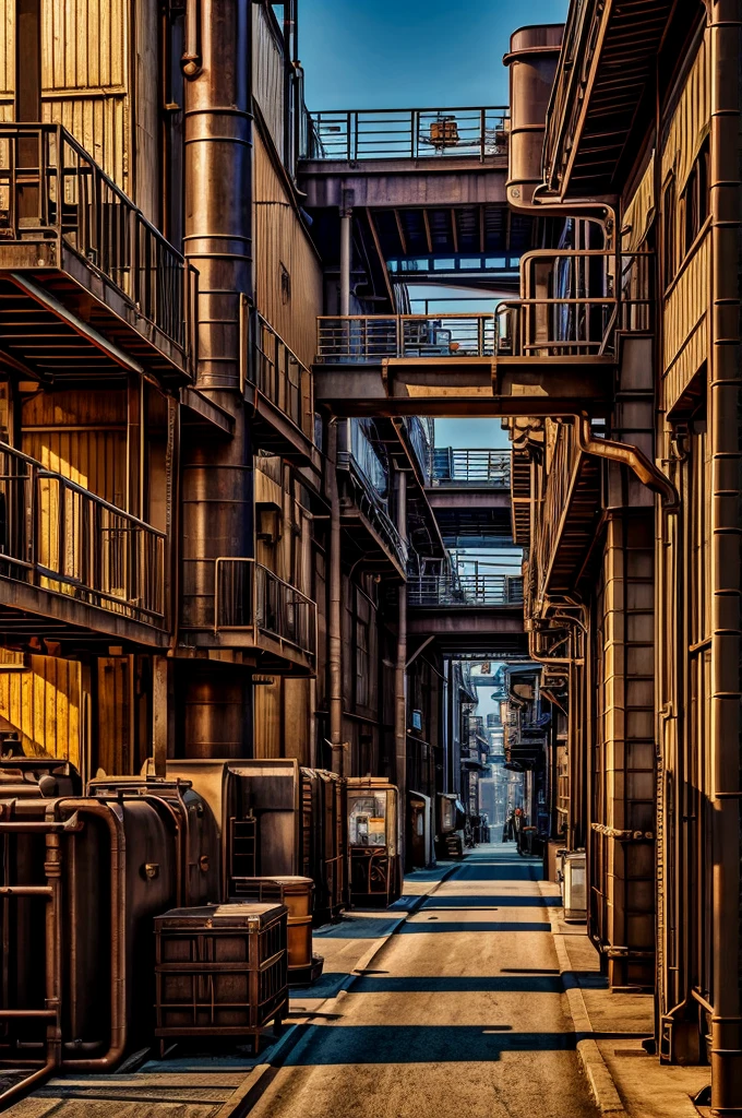 Industrial Zone、 steampunk