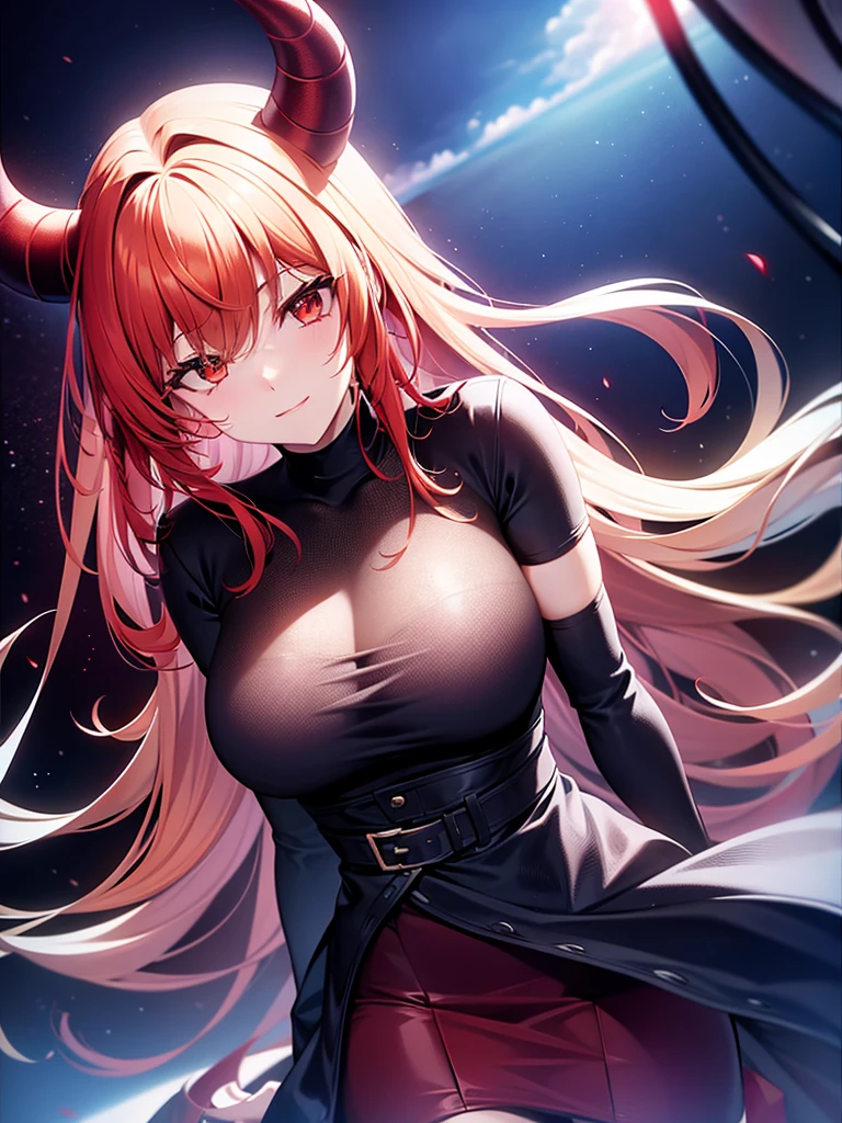 Red horns