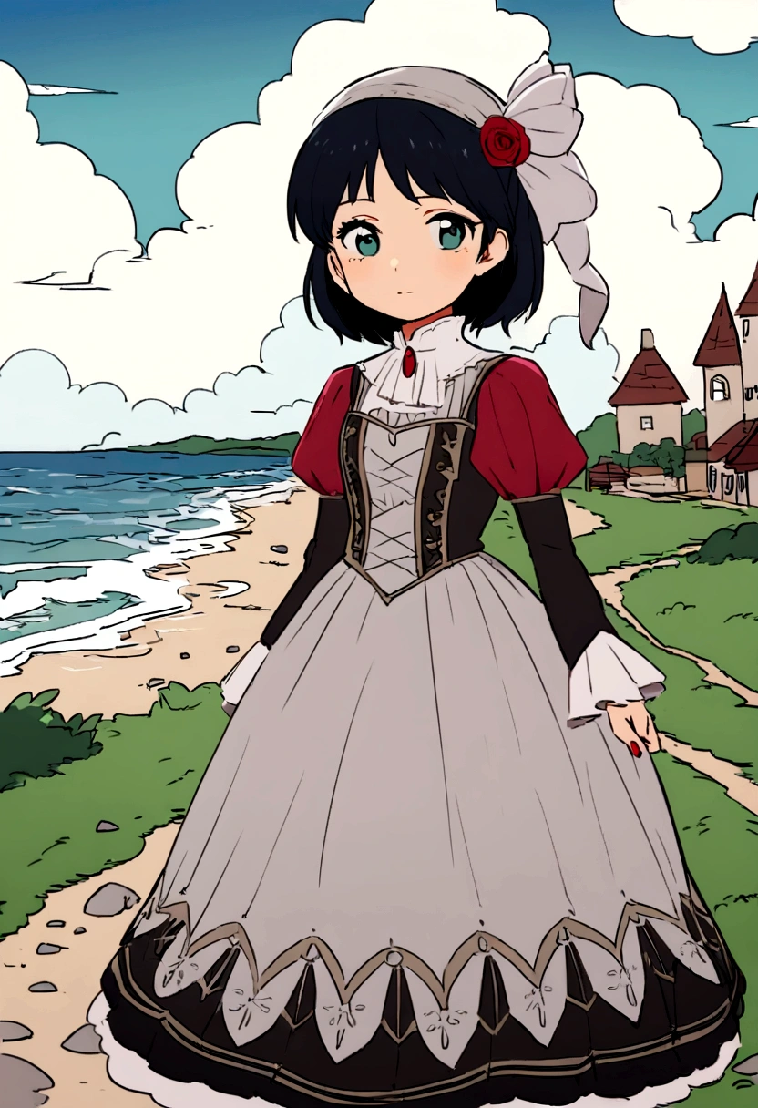 Once upon a time, in a village on the edge of a rough sea, There lived a young girl named Marina.
