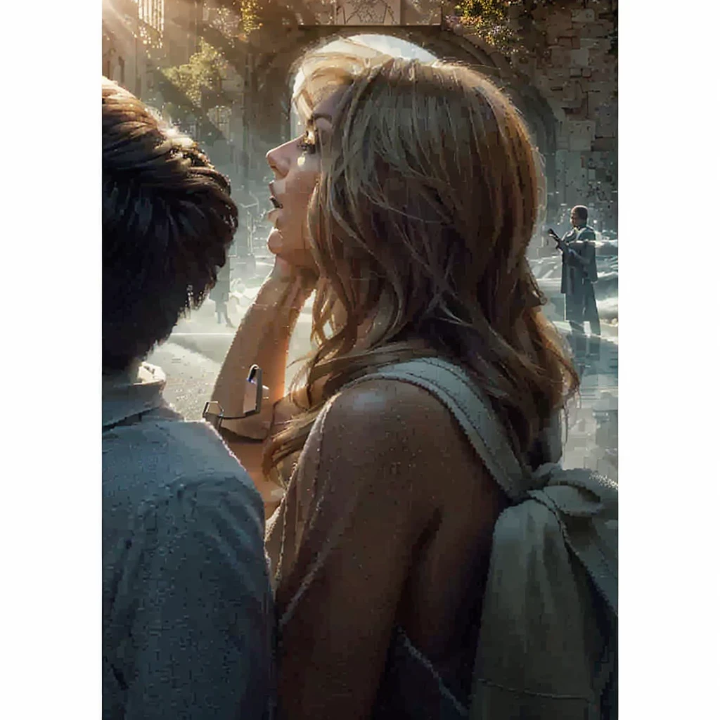 Close Up, Real image of people with shocked expressions on their faces observing a portal in the sky in Pasadena California. Photorealism, full view, highly detailed image, very realistic, hyperrealism, Ultra HD, 8k, 5, sharp focus, intricate and mysterious masterpiece. (Long exposure photography Very detailed close-up portrait artistic illustration: final quality, medium shot, backlight, Rich and striking. Enigmatic and mysterious manipulations (composition of the rule of thirds), ((detailed environment with strong lines) The best quality, in camera, white light, warm and clean aesthetics, dazzling screen composed of millions of brilliant ultraviolet rays, HDR.