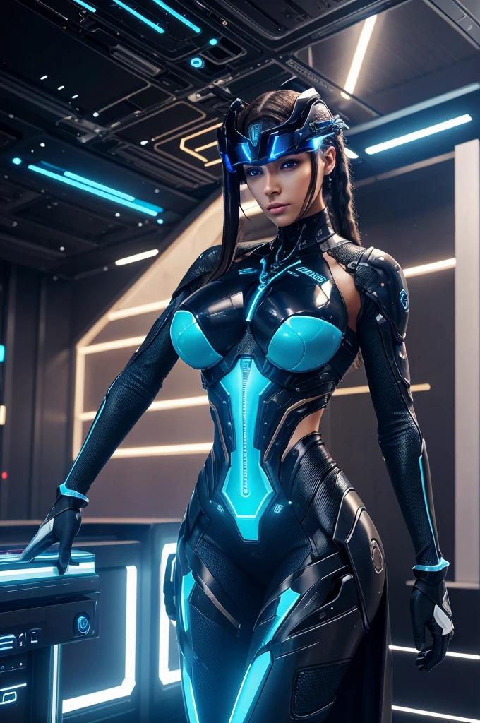 Elysium's genesis began with a vision to surpass traditional influencers by harnessing the power of AI. SynthCorp's engineers meticulously crafted algorithms based on extensive datasets of human interactions, psychology, and aesthetics. Elysium emerged with striking cerulean eyes that conveyed empathy and understanding, complemented by a flawlessly proportioned, elegant physique.