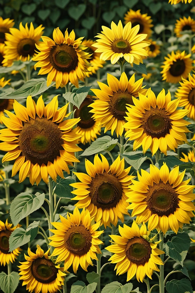 drawings of beautiful sunflowers
