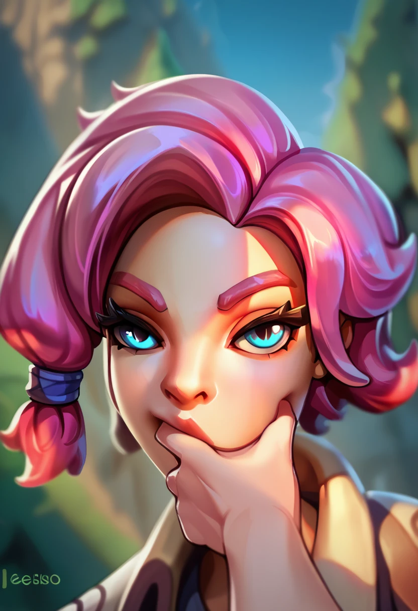 Detail face, maeve from paladins 