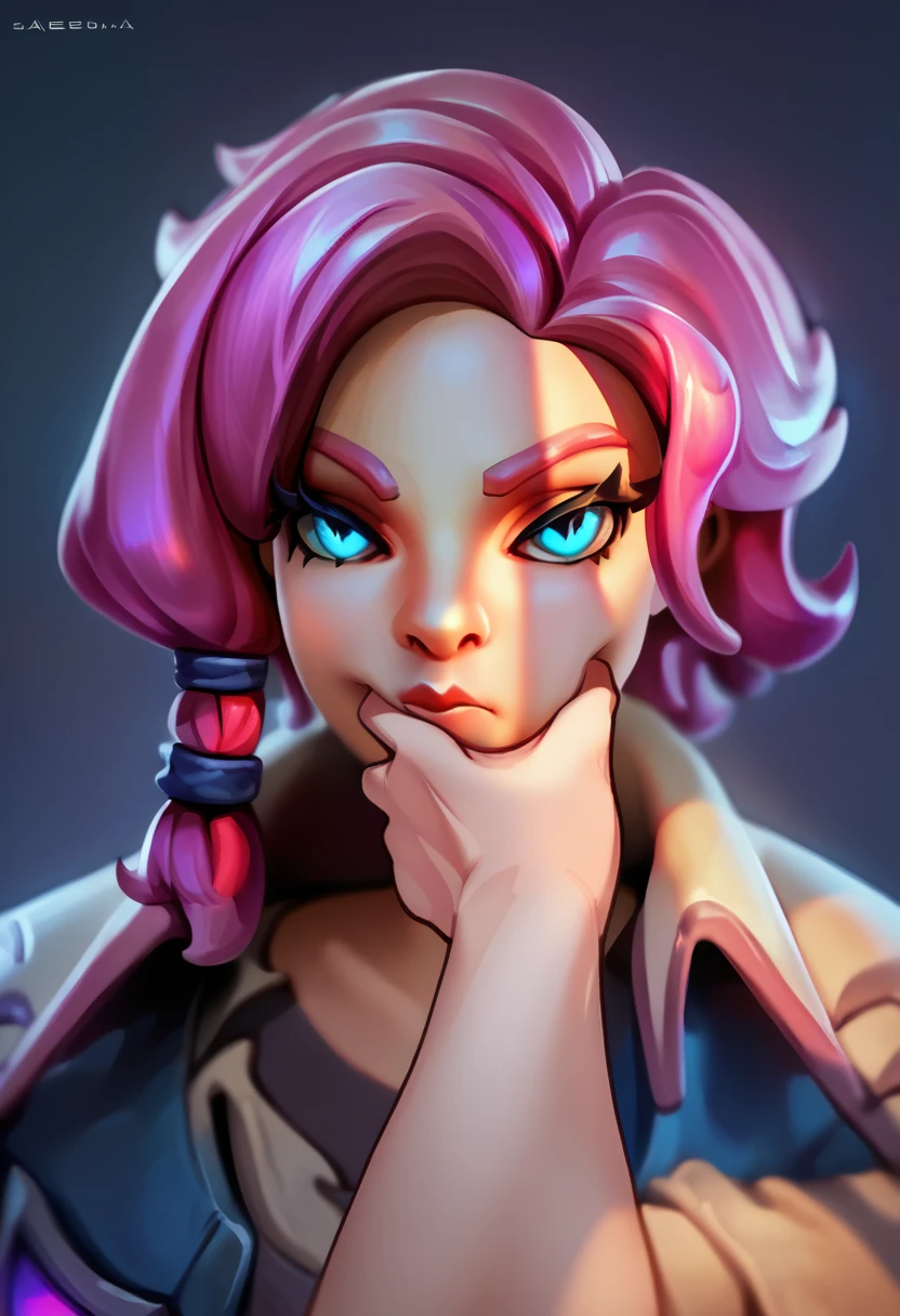 Detail face, maeve from paladins 