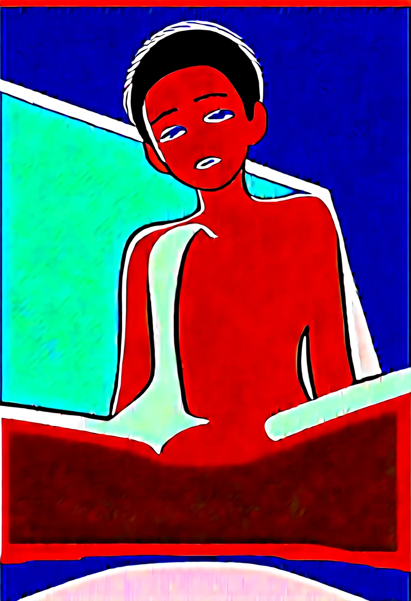 (score_9,score_8_up,score_7_up,score_6_up,score_5_up,score_4_up, source_anime), 8k, best quality, best lighting, BREAK, ((1man)), 18 yo, six pack, completely naked, (veiny arms), ((terribly and extremely quite super huge and thick and long penis)), ((erect: 1.7)), ((extremely super big and huge testicles: 1.2), thick outline, ((male focus, male face, tareme)), masturbation, (condom on penis: 1.5), cum in condom, (covered cum: 1.5), spread legs, sitting on bed, messy room, wide shot, (orgasm face), forehead, open mouth, double teeth