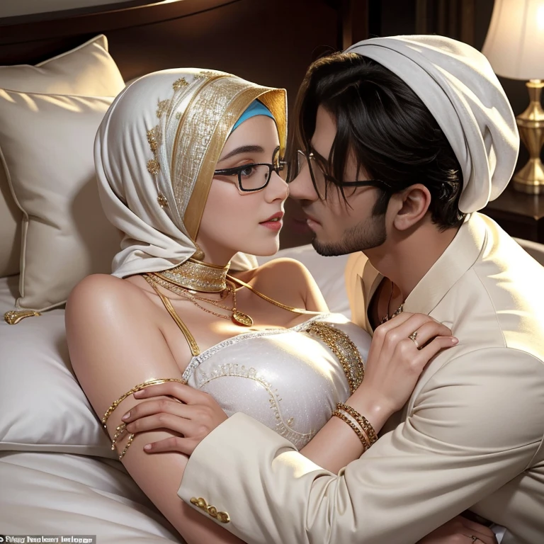 (((man and woman having sex in various position))) (1 gorgeous hijabi malay girl wearing thongs and arm sleeve, topless, wearing plain hijab, she is hugging 1 handsome man 40 years old with slick back hair, he is shirtless and wear panties) ((he is having sex with her)), dynamic pose, ultra realistic, masterpiece, maximum quality, detailed skin texture, skin pores, film grain, eyes closed, skin marks, moles, highly detailed skin, fantasy flower garden, (flowers blooming densely in background), lisianthus, pale pink and light azure color grading, surreal and dreamy environment, ethereal foliage, high contrast, ink strokes, over exposure, abstract, (watercolor painting by John Berkey and Jeremy Mann, brush strokes), flower petals and leaves flying blown by wind, film grain, film noise, cinematic composition ((KAMASUTRA)) ((wind blowing dramatically)) ((man with slick back short hair))