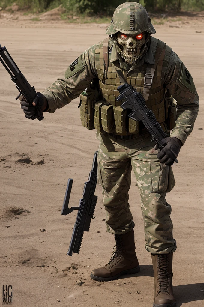 create a zombie soldier