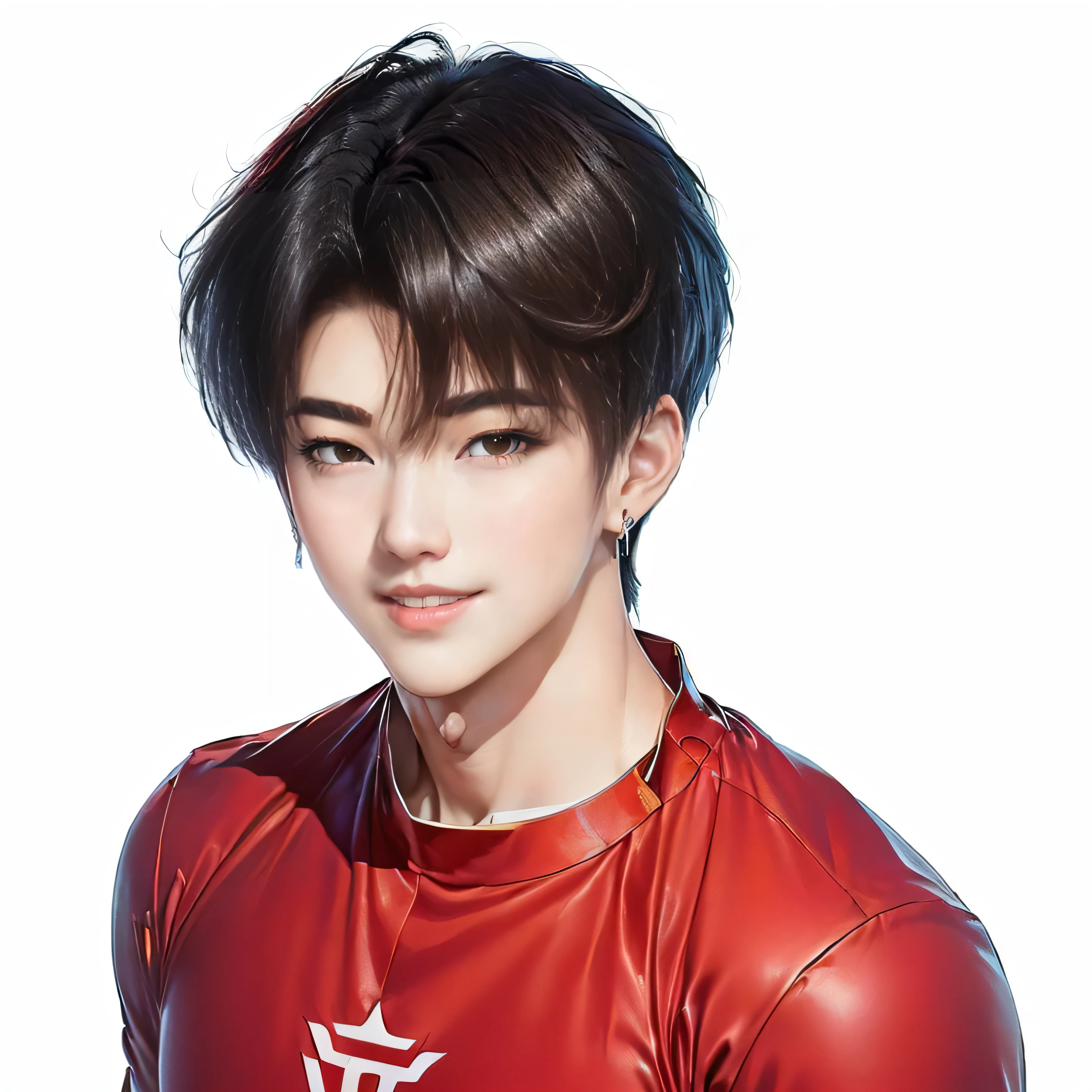 (((Imagem hiper realista!!!))), (((Image young single man of 20 years very handsome, o homem mais bonito do mundo!!, he is the god of beauty!!, he is tall he is 1.92 metros de altura, tem pernas longas e musculosas!!, estilo anime, astro de k-pop!!))), (((hair is short straight black))), (((His skin is very white like milk, pele branca como a de um vampiro))), (((Olhos grandes e dourados, inspired by manga and anime!!)), ((corpo muscular!!, sarado!!, pernas grossas!!, peitoral largo!!, strong arms!!)), (((inspirado em Cha Eun-woo do grupo de Kpop Astro!! Inspirado em V do BTS!!))), (((Inspirado em Cha Eunwoo do grupo de Kpop Astro))), ((he is smiling!!!)),
