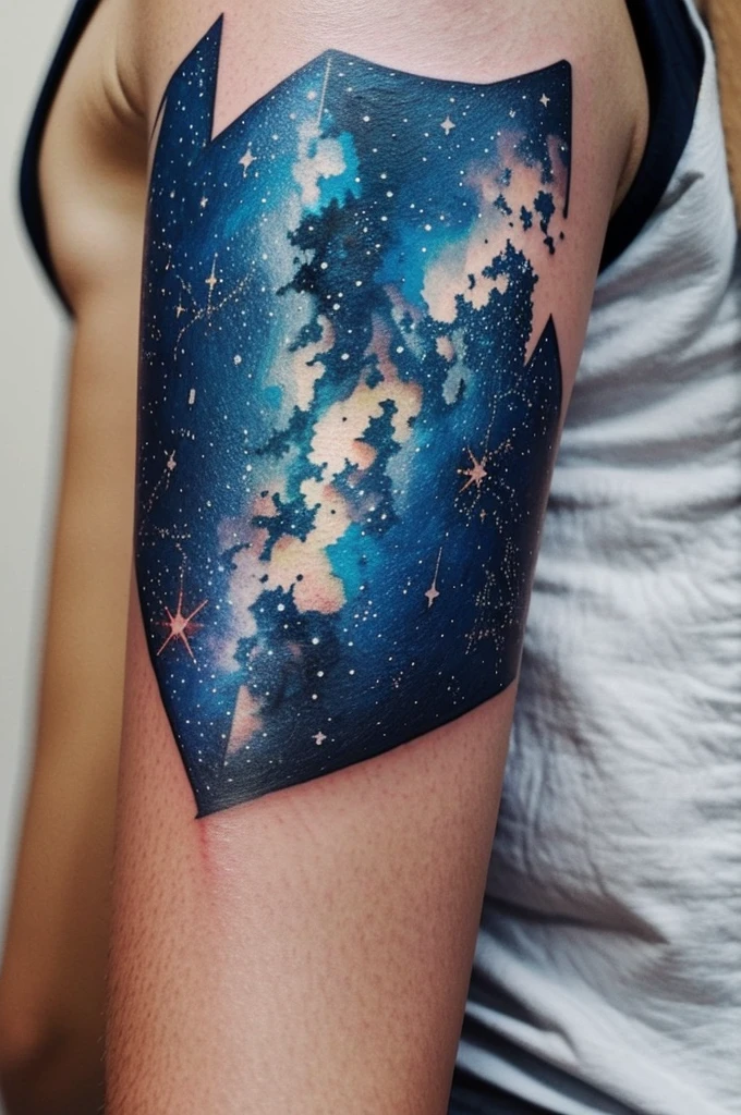 Can you create me a minimalist tattoo of the Gemini constellation