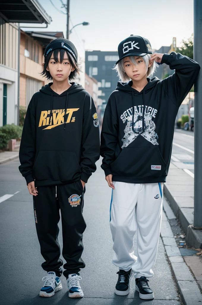 Reki and langa from "sk8 the infinity"