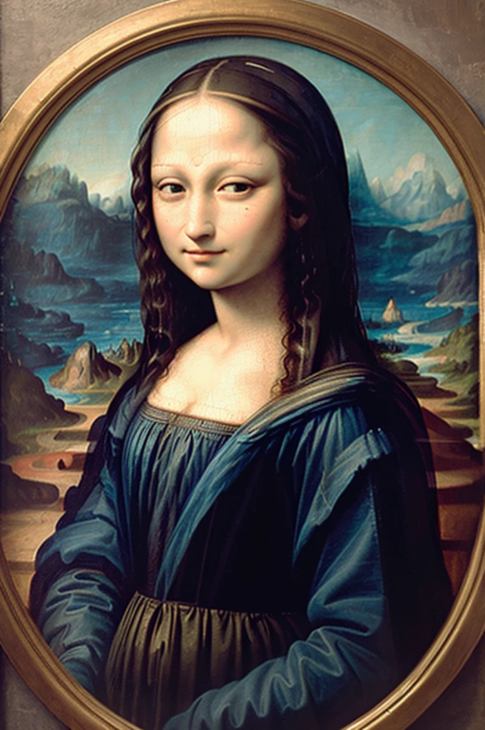 Blue Mona Lisa