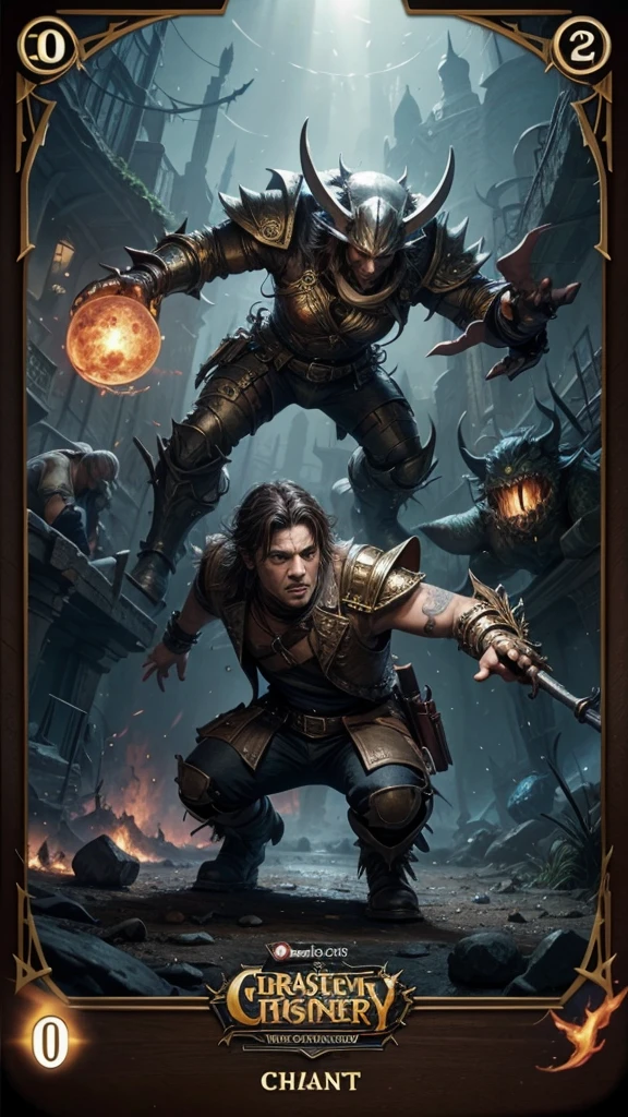 Create a Chaotic Fantasy Game Card 