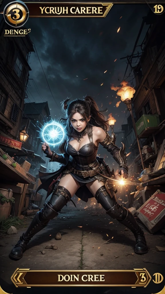 Create a Chaotic game card drawing