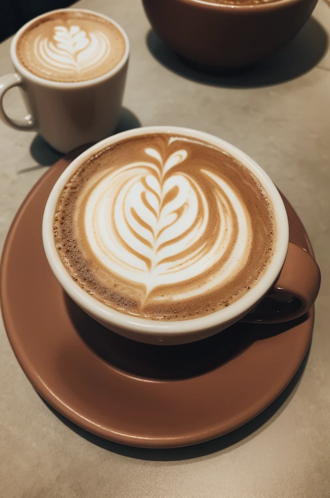 Detailed coffee on the table