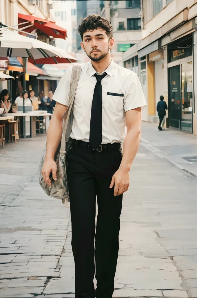 Boy in street 