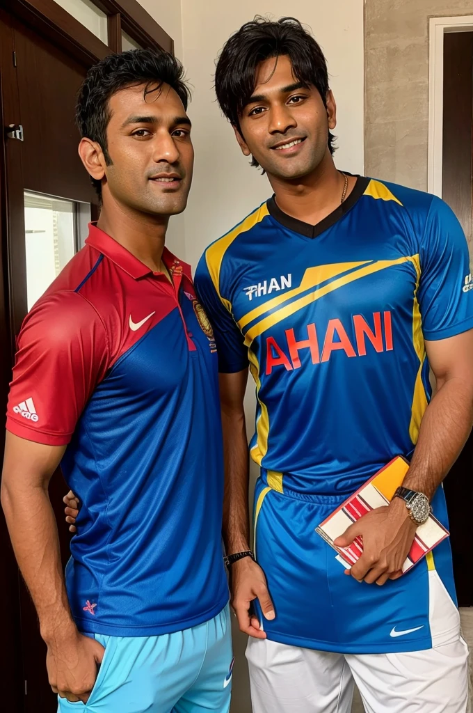 MS Dhoni with Yubraj Singh