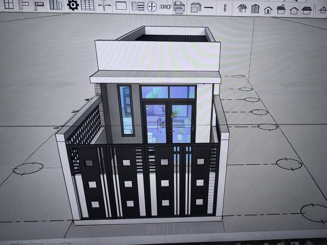 create facade for house