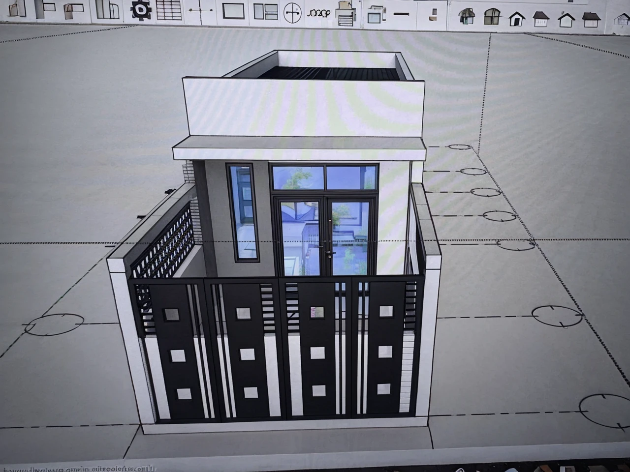 create facade for house