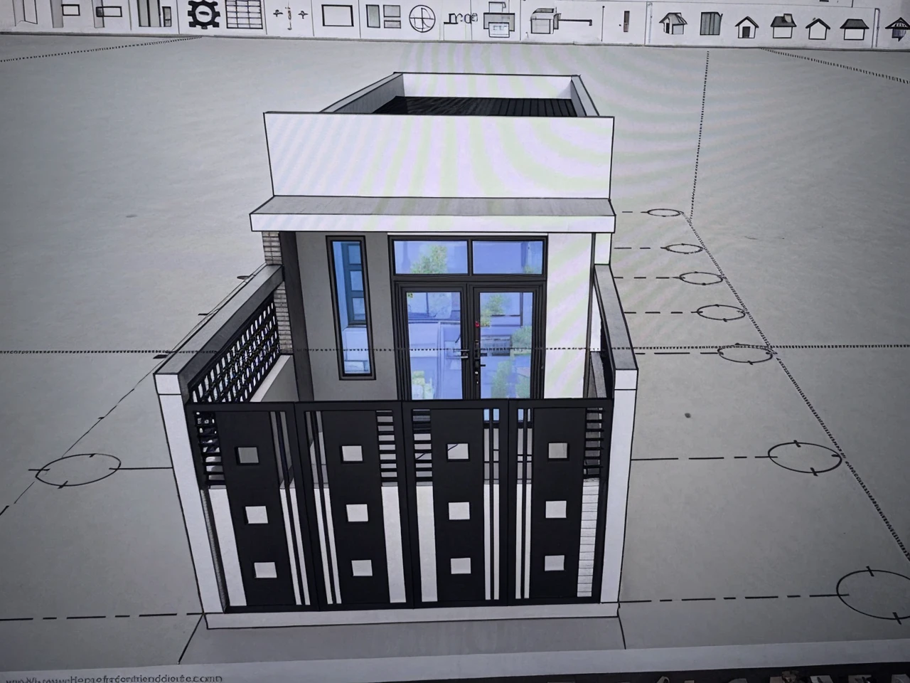 create facade for house