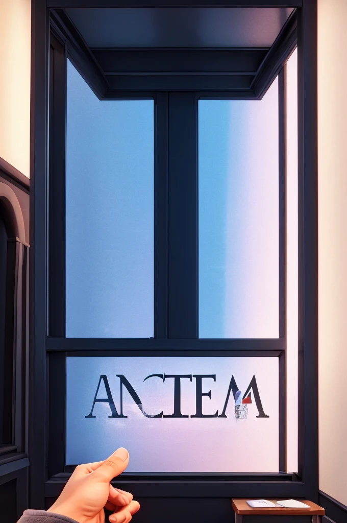 Create an creative Instagram profile logo of text "Frame My Cinema"