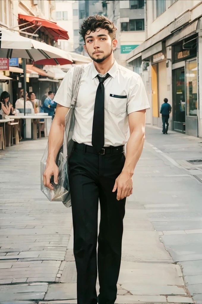 Boy in street 