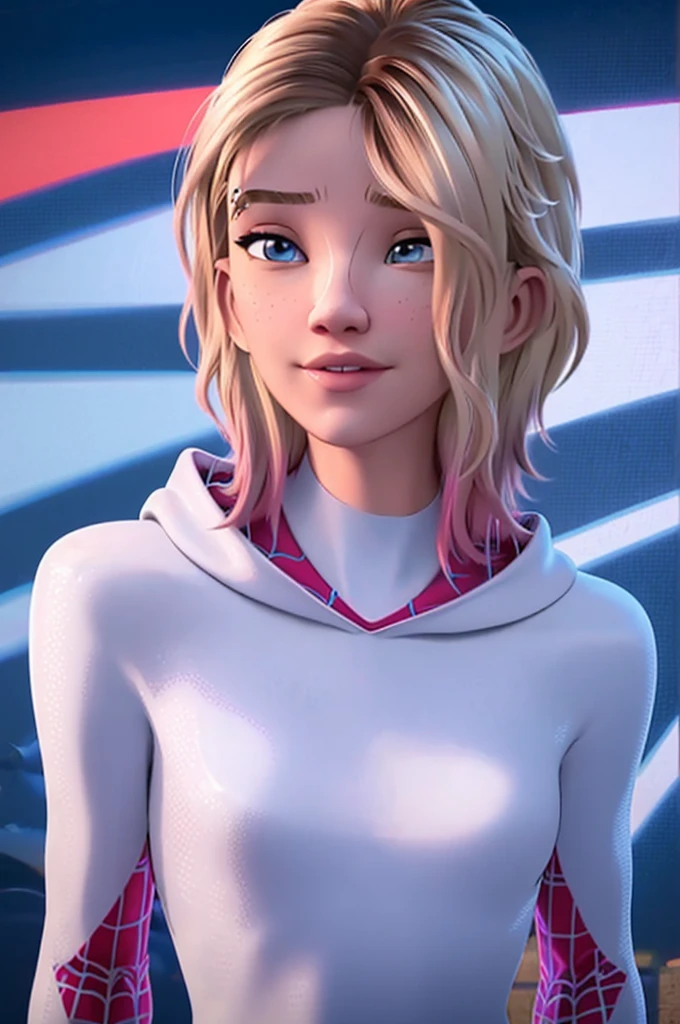 realistic, realism, photorealism, photo-realistic, high contrast, (photorealistic:1.4), (perfect female figure), 8k high definition detailed realistic, (best quality, masterpiece:1.2), photon mapping, radiosity, physically-based rendering, best quality, highly detailed, 1girl, sgwen, outdoors, hoodie,