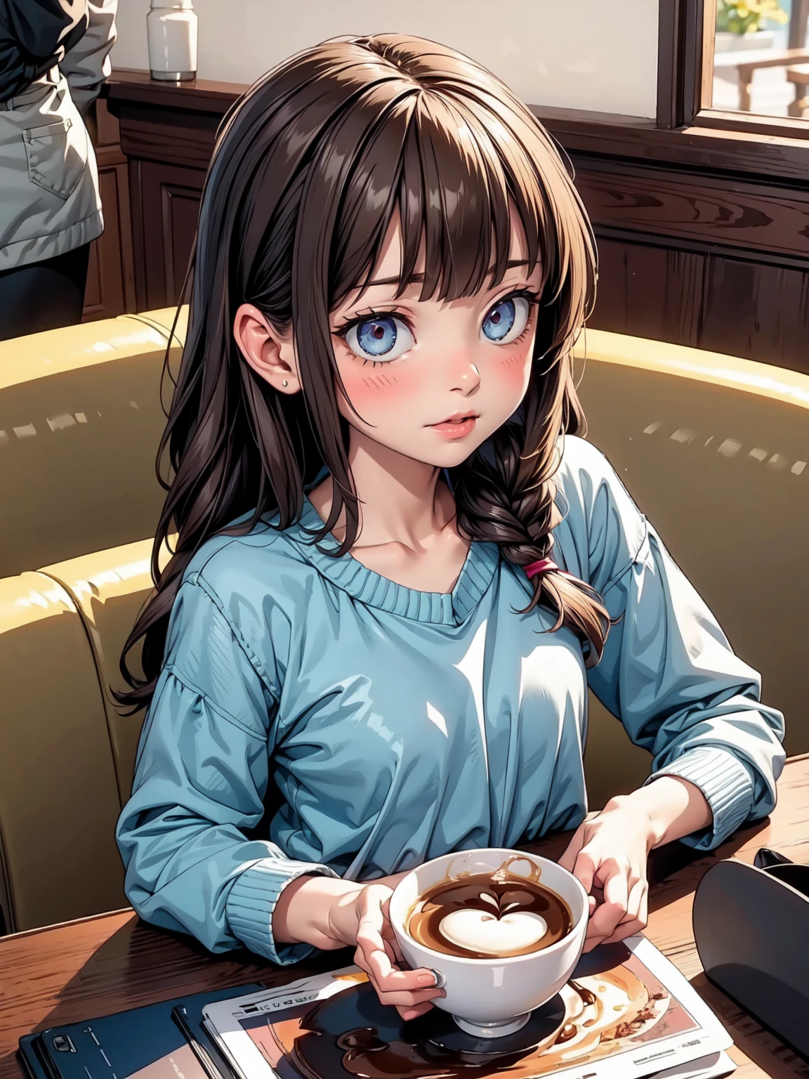 (masterpiece, best quality), 1girl, <lora:TokinoyaMio:1> tokinoyamio, twintails, pajamas