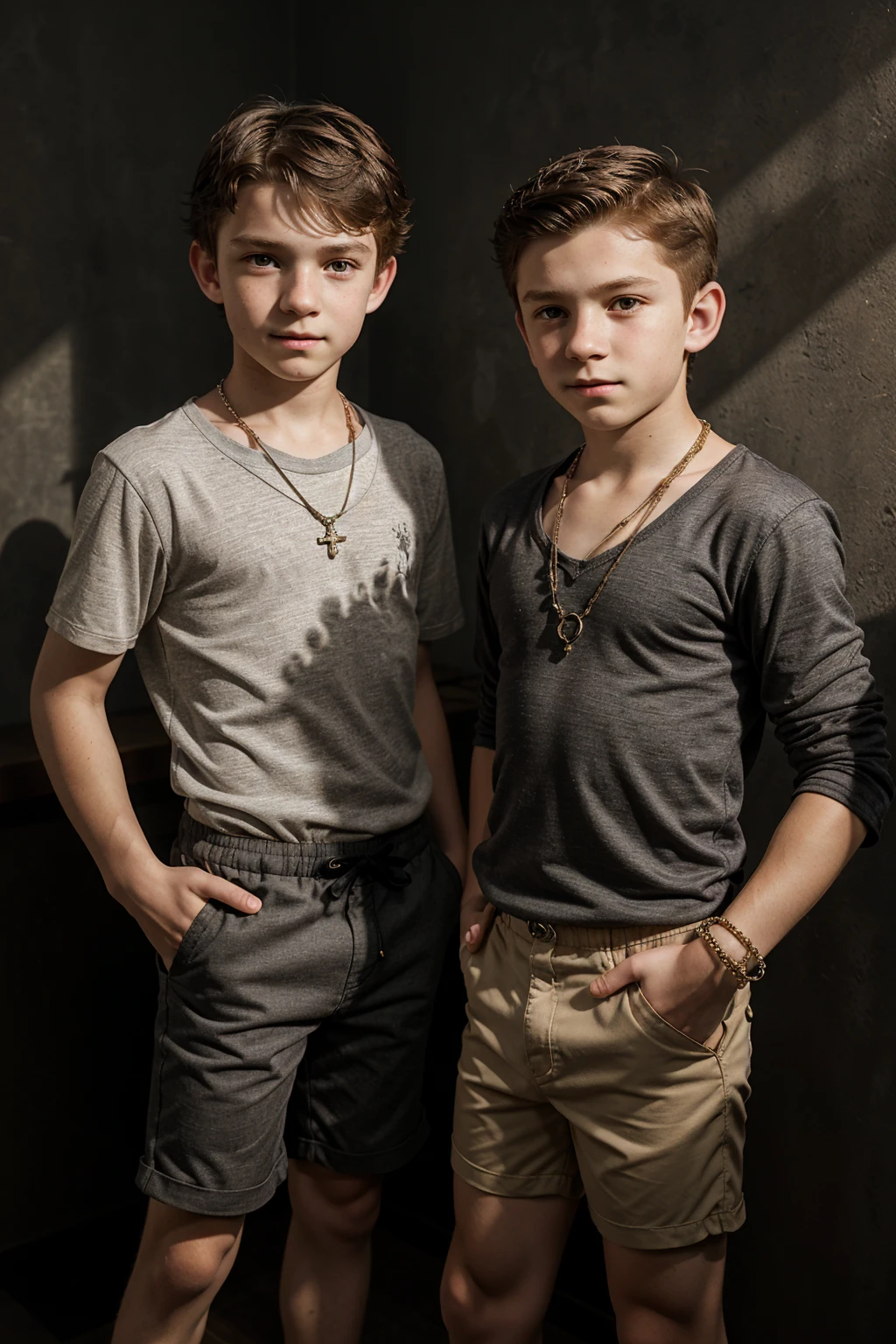 UNDERWEAR, SHORTS, PANTS, AS TOM HOLLAND, (((LITTLE CUTE YOUNG BOY))), (fantasy art), 1 boy, about ,, IN BATHROOM, AI NIGHT, NO LIGHT, , beautiful, perfect face, sweet face, with a fantastic big white dragon, dark eyes, fantastic clothes with bare arms and legs , medium mane dark hair, fantastic hairstyle, necklaces and bracelets,, fantasy, (masterpiece, photorealistic, absurd), dappled sunlight, studio lighting, ((on neutral dark gray background)),, IN CASTLE