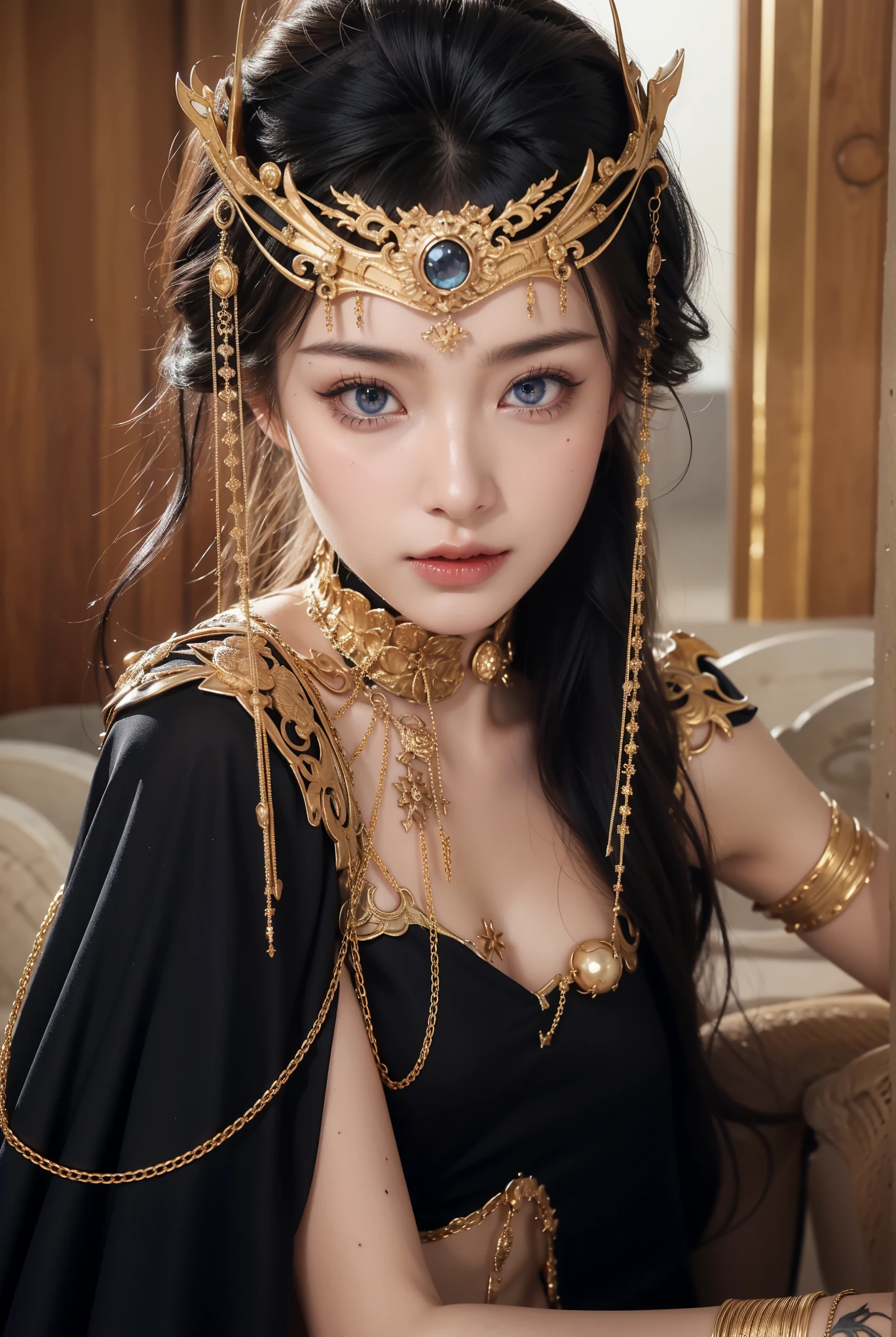 Detailed image quality,Pandora the Witch,wing, Succubus主题,堕落Angel,Excellent,scary,Secret Terror,Tentacles,With eyes,Uncanny Valley Effect,Beast Blood Moon,skeleton,vampire,Hellfire,Dark Queen,Angel,magician magic witch,16岁Angel,Eyes are blue(Pupils as deep as the starry sky),Gorgeous tattoo designs all over the body,Succubus,Dark Queen,Gold Jewelry,Steel Silver Armor,Have a tattoo
