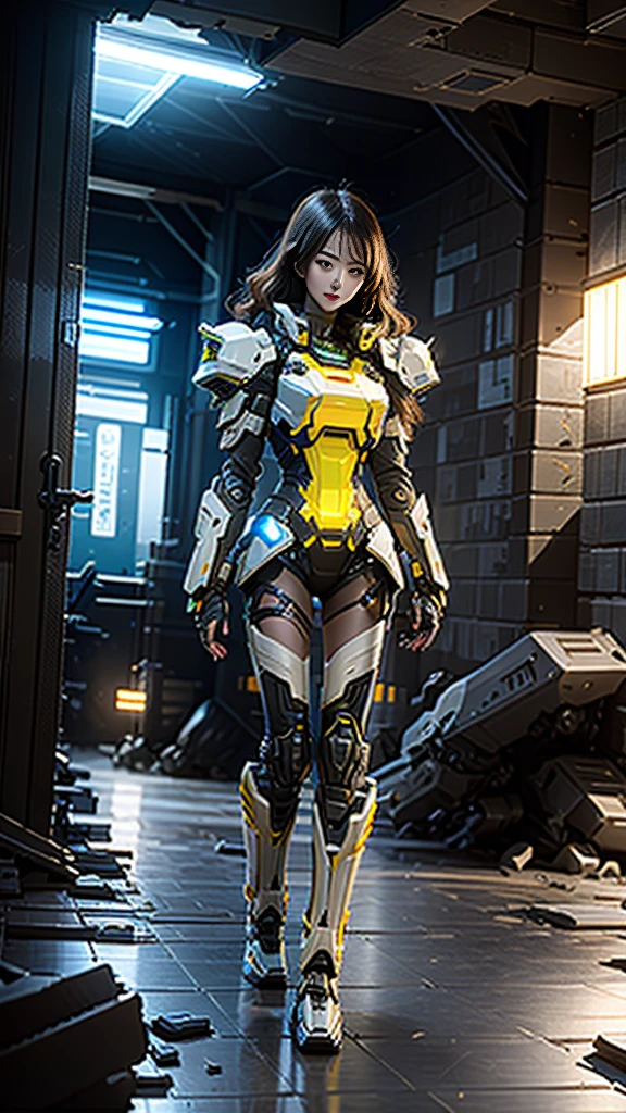 ((Best quality)), ((masterpiece)), (highly detailed:1.3), 3D,Shitu-mecha, beautiful cyberpunk women with her mecha in the ruins of city from a forgoten war, ancient technology,HDR (High Dynamic Range),Ray Tracing,NVIDIA RTX,Super-Resolution,Unreal 5,Subsurface scattering,PBR Texturing,Post-processing,Anisotropic Filtering,Depth-of-field,Maximum clarity and sharpness,Multi-layered textures,Albedo and Specular maps,Surface shading,Accurate simulation of light-material interaction,Perfect proportions,Octane Render,Two-tone lighting,Low ISO,White balance,Rule of thirds,Wide aperature,8K RAW,Efficient Sub-Pixel,sub-pixel convolution,luminescent particles,light scattering,Tyndall effect