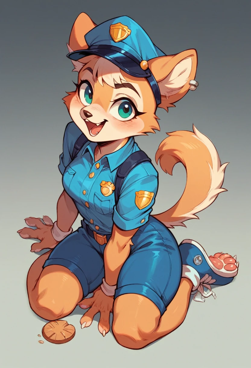 Skye furry From paw patrol butts