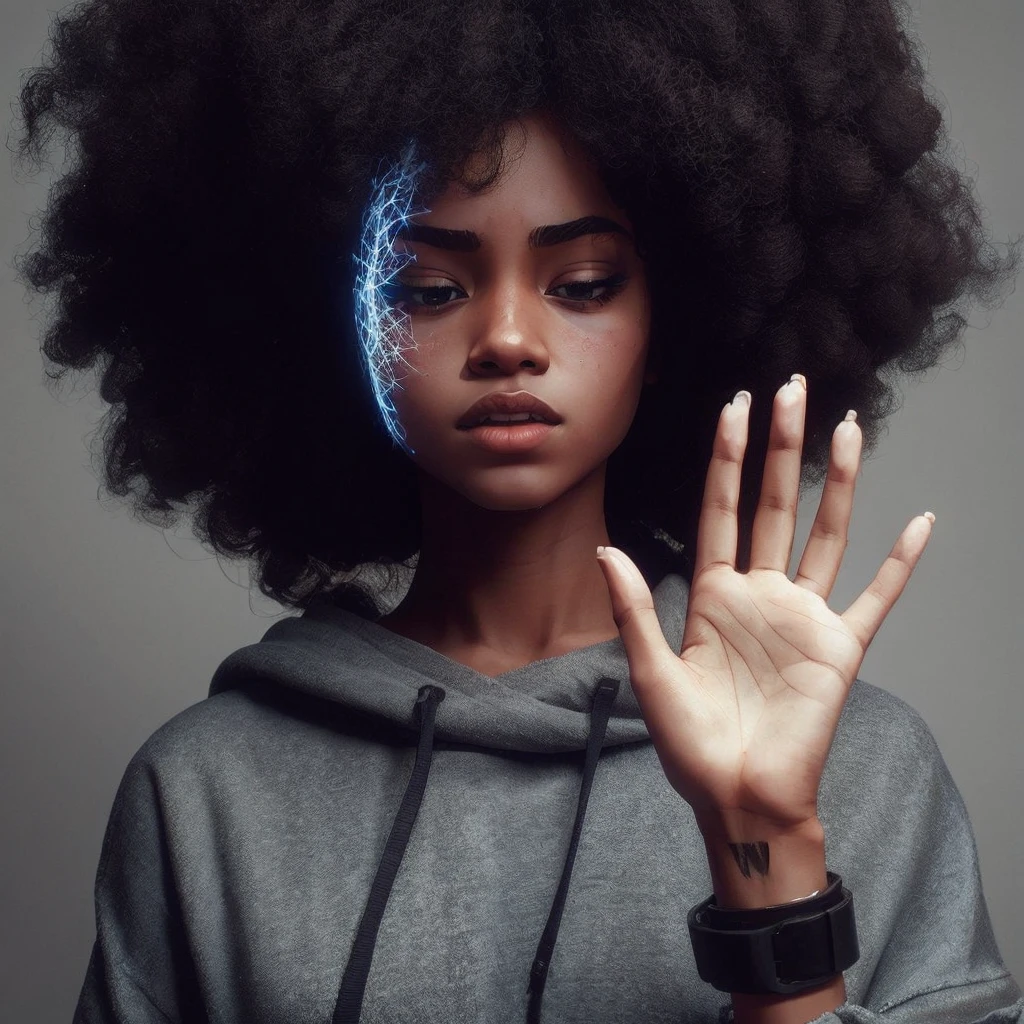 A Young girl