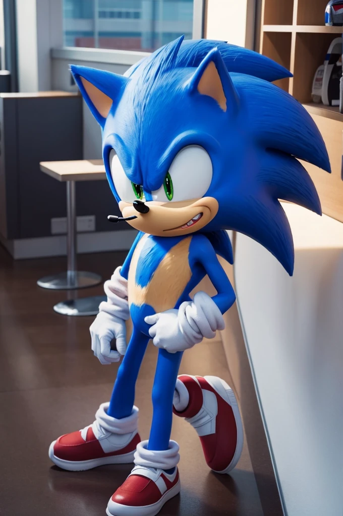 Sonic in anime version