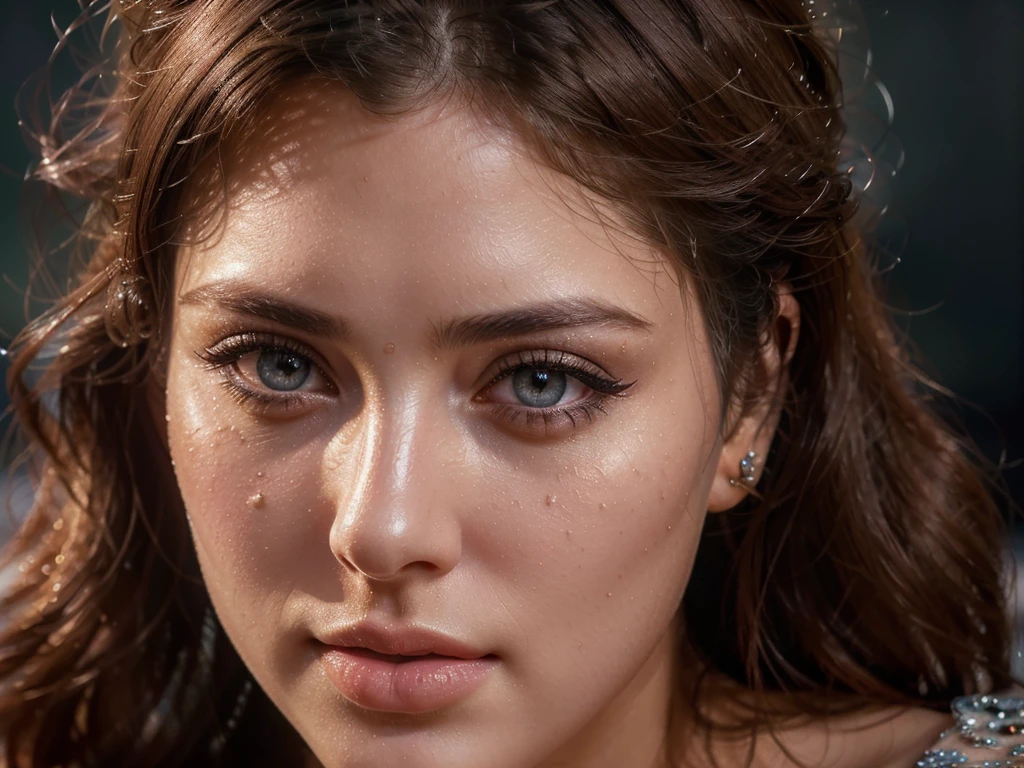 a woman communicating with sign language, beautiful detailed eyes, beautiful detailed lips, extremely detailed eyes and face, long eyelashes, close-up portrait, ethereal, glowing skin, (best quality,4k,8k,highres,masterpiece:1.2),ultra-detailed,(realistic,photorealistic,photo-realistic:1.37),studio lighting,vibrant colors,dramatic lighting