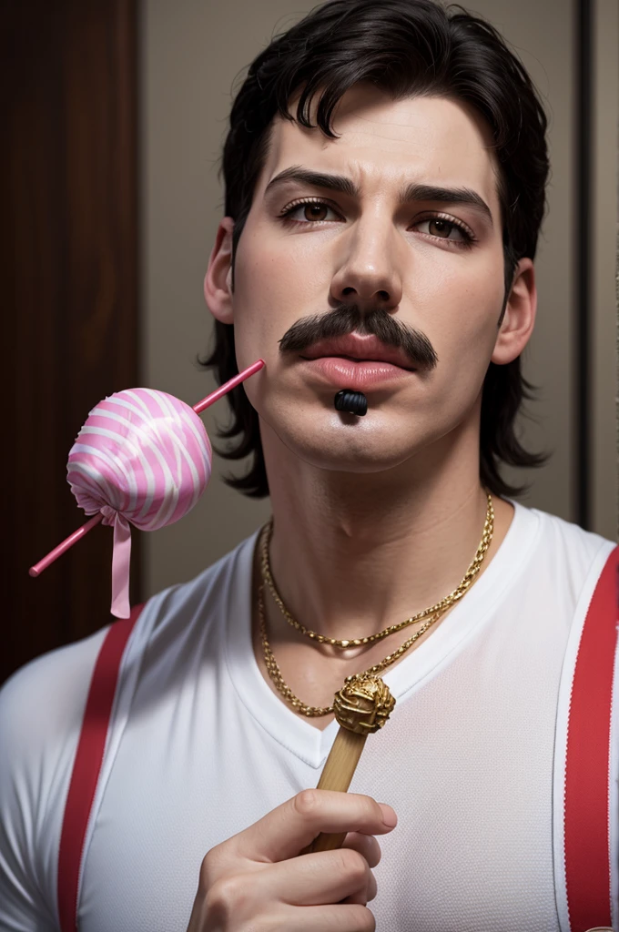 Freddy Mercury ing lollipop