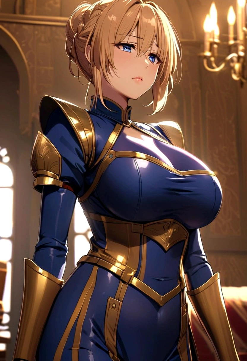 best quality Saber big breasts Bodysuit noble outfit sad