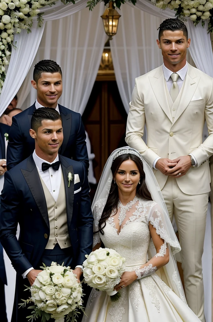 Cristiano Ronaldo and Messi getting married