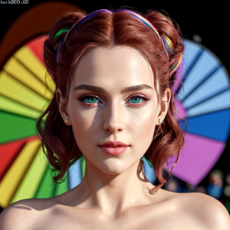 (best quality,4K,8K,highres,​masterpiece:1.2),Ultra-detail,realisti,photorealisti,photo-realisti:1.37,bright colours,sharp lines,Comic-Stil,asymmetrical heart,Rainbow filling