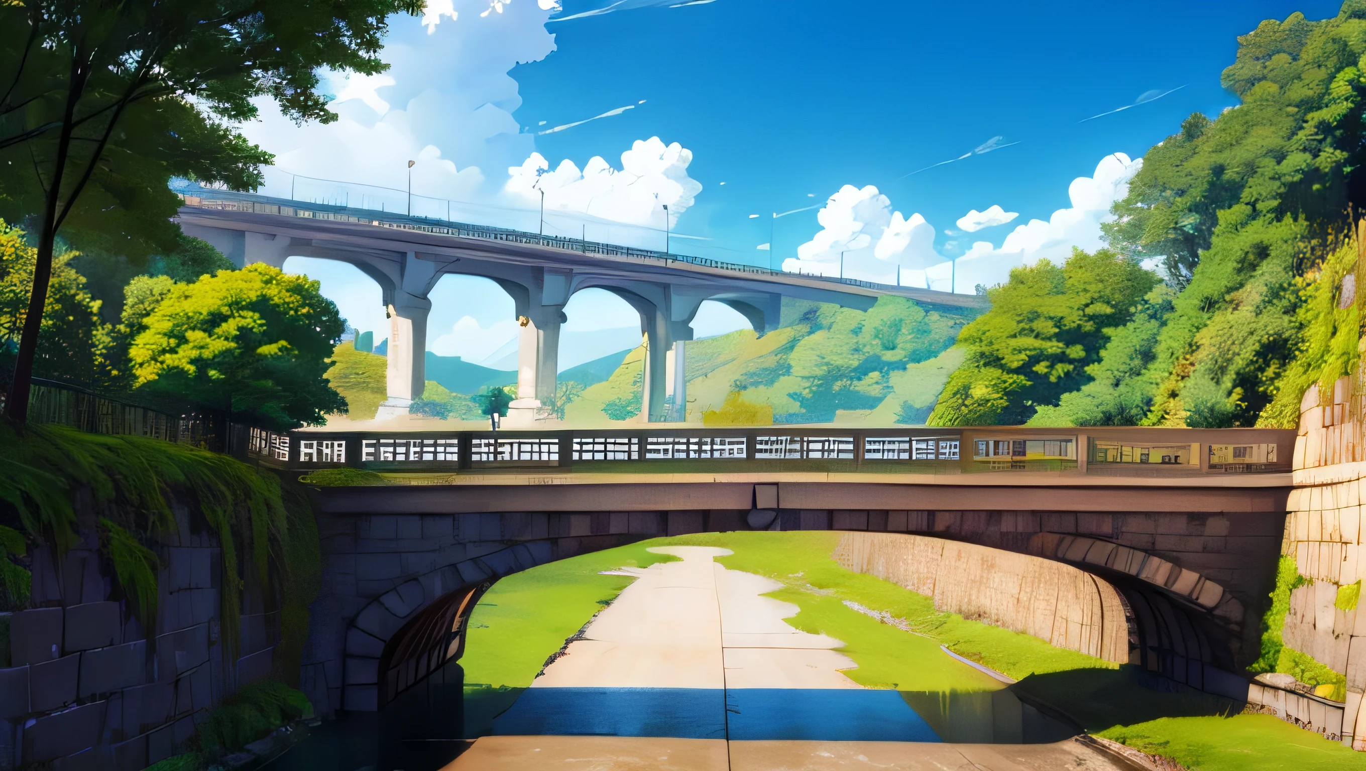 Anime bridge road