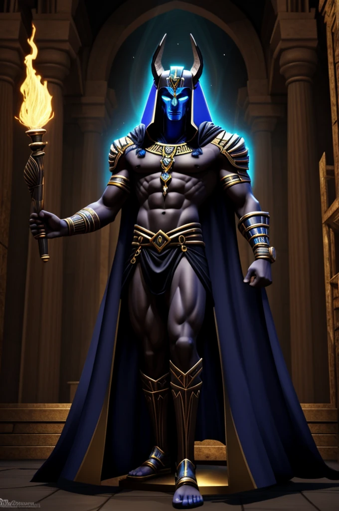 God Hades combined with Anubis