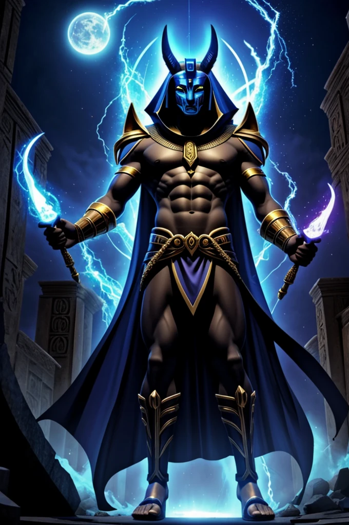 God Hades combined with Anubis