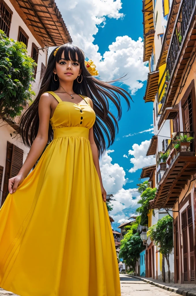 Draw Colombia as an anime