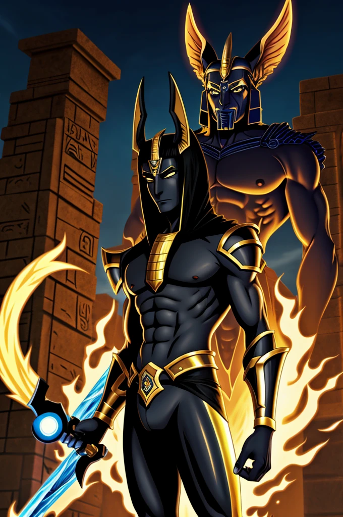 God Hades combined with anubis anime version