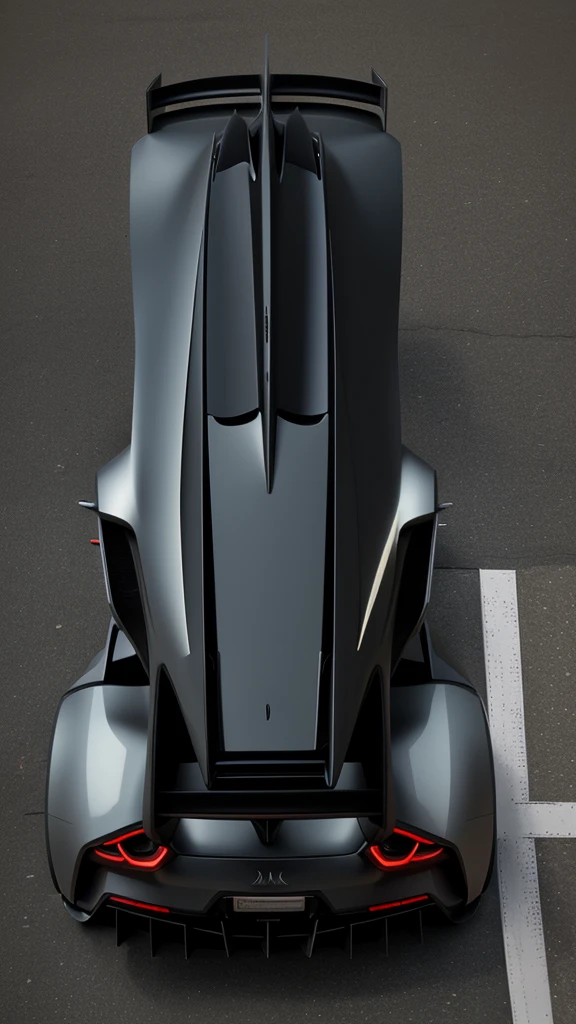 Hypercar with a fan in the rear diffuser