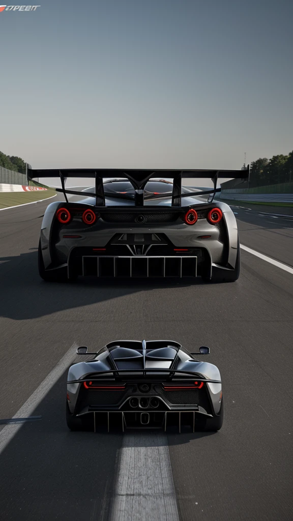Hypercar with a fan in the rear diffuser 