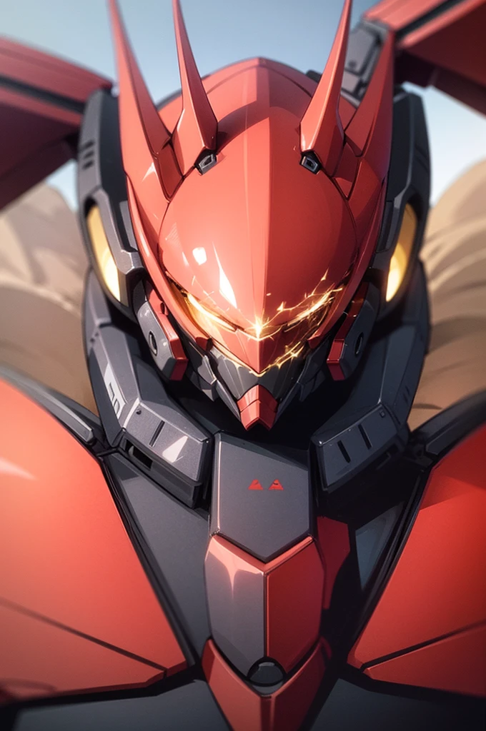 black and red mech, dynamic perspective,extremly detaled, dynamic pose, full body, evnagelion style, mech pilot, feminine shapes, 